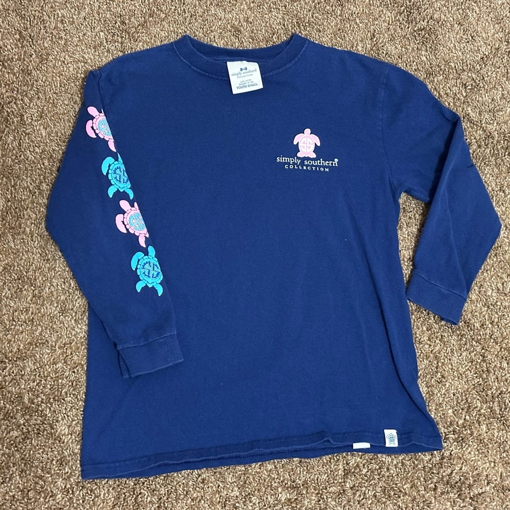 Simply Southern Long Sleeved Tee Shirt size Youth Small